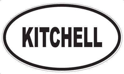 KITCHELL - Oval Magnet