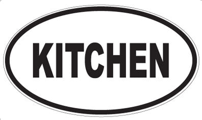 KITCHEN - Oval Magnet