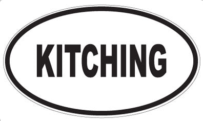 KITCHING - Oval Magnet
