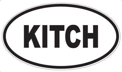 KITCH - Oval Magnet