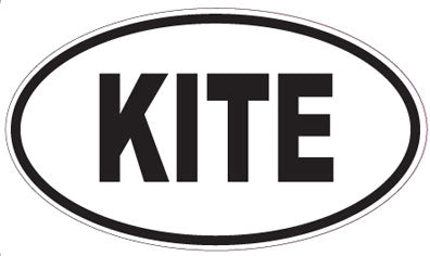 KITE - Oval Sticker