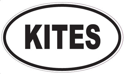 KITES - Oval Sticker