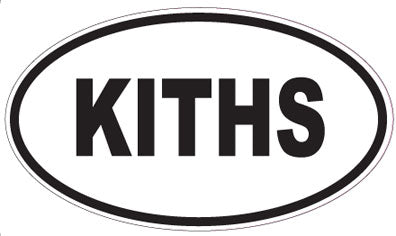 KITHS - Oval Sticker