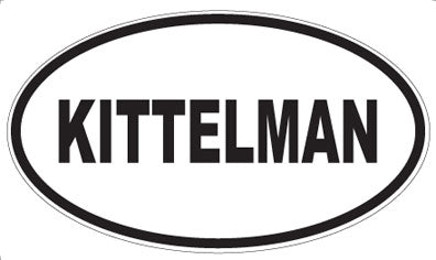 KITTELMAN - Oval Magnet