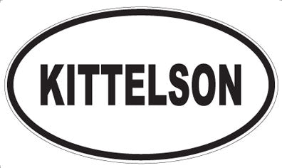 KITTELSON - Oval Magnet