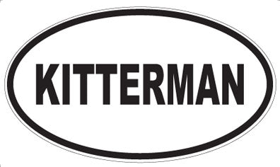 KITTERMAN - Oval Magnet