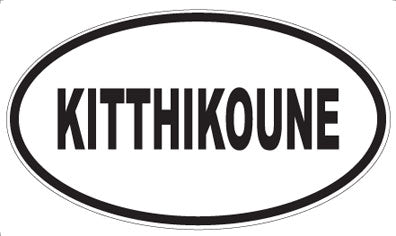 KITTHIKOUNE - Oval Magnet