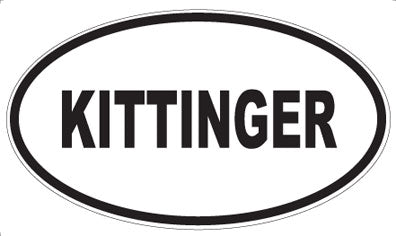 KITTINGER - Oval Magnet