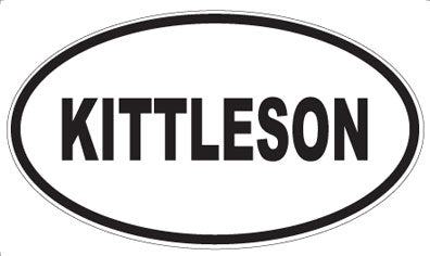 KITTLESON - Oval Magnet