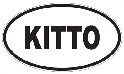 KITTO - Oval Magnet