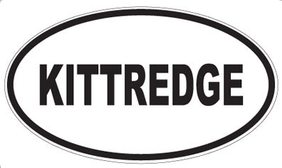 KITTREDGE - Oval Magnet