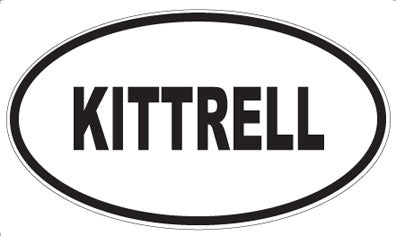 KITTRELL - Oval Magnet