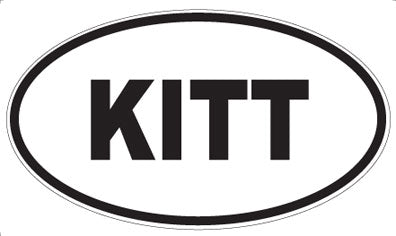 KITT - Oval Magnet