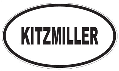 KITZMILLER - Oval Magnet
