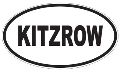 KITZROW - Oval Magnet