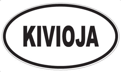 KIVIOJA - Oval Magnet