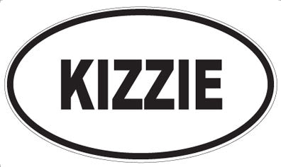 KIZZIE - Oval Magnet