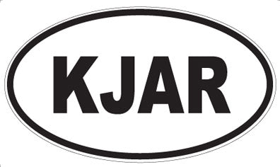 KJAR - Oval Magnet