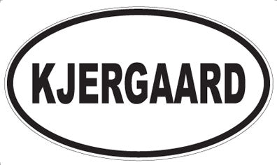 KJERGAARD - Oval Magnet