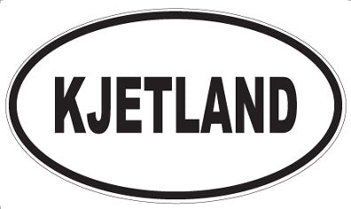 KJETLAND - Oval Magnet