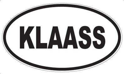 KLAASS - Oval Magnet