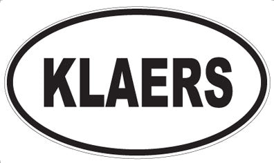 KLAERS - Oval Magnet