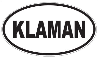 KLAMAN - Oval Magnet