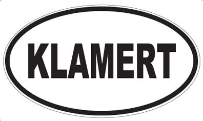KLAMERT - Oval Magnet