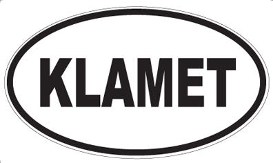 KLAMET - Oval Magnet