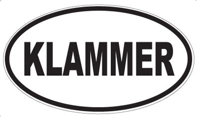 KLAMMER - Oval Magnet