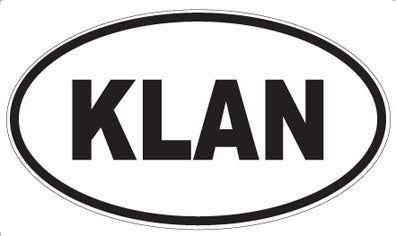 KLAN - Oval Magnet