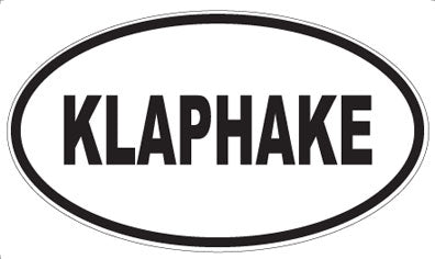 KLAPHAKE - Oval Magnet
