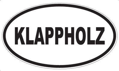 KLAPPHOLZ - Oval Magnet