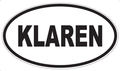 KLAREN - Oval Magnet