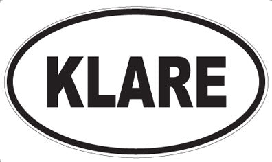 KLARE - Oval Magnet