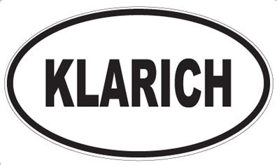 KLARICH - Oval Magnet