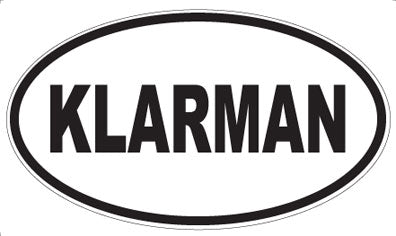 KLARMAN - Oval Magnet
