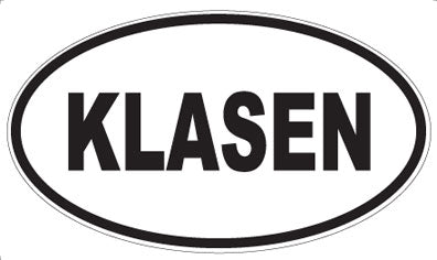 KLASEN - Oval Magnet