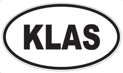 KLAS - Oval Magnet