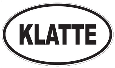 KLATTE - Oval Magnet