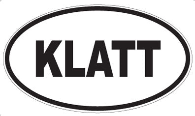 KLATT - Oval Magnet