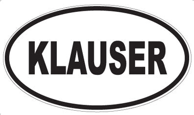 KLAUSER - Oval Magnet