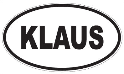 KLAUS - Oval Magnet