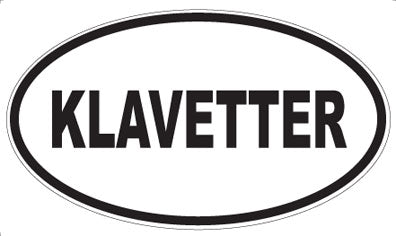 KLAVETTER - Oval Magnet