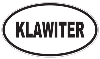 KLAWITER - Oval Magnet