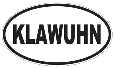 KLAWUHN - Oval Magnet