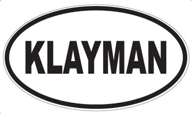 KLAYMAN - Oval Magnet