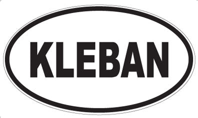 KLEBAN - Oval Magnet