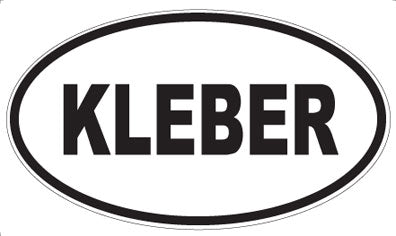 KLEBER - Oval Magnet