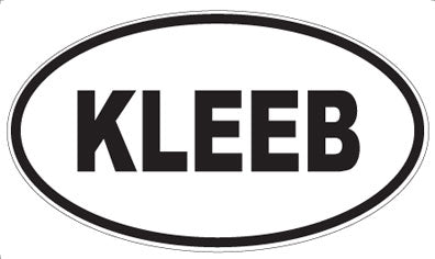 KLEEB - Oval Magnet